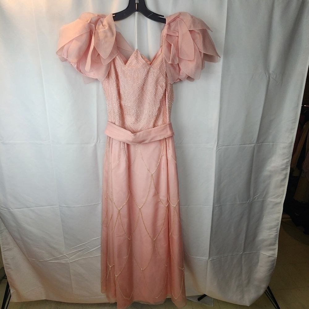 Vintage 70s handmade gown size M(estimated) in VGUC